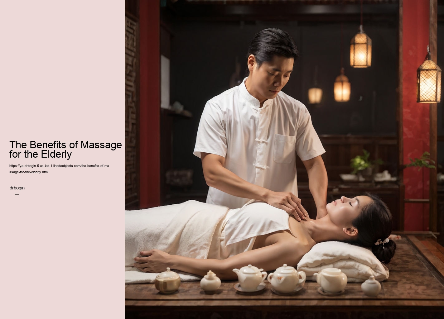 The Benefits of Massage for the Elderly